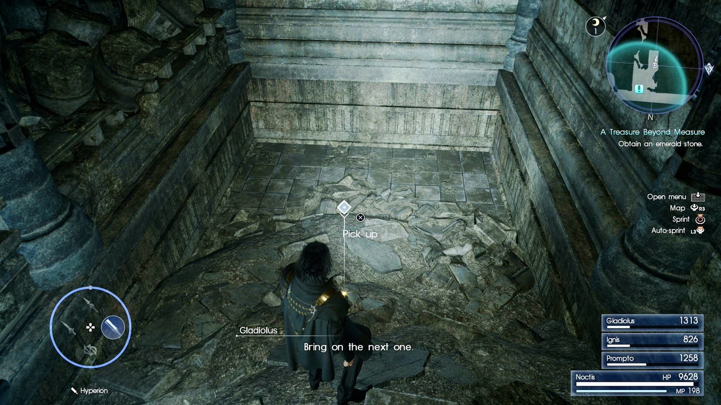 Final Fantasy 15 Dino stone locations for The Aspiring Artisan  A Stone Studded Stunner  Reliable Royalty  No Pain  No Gem and A Treasure Beyond Measure - 51