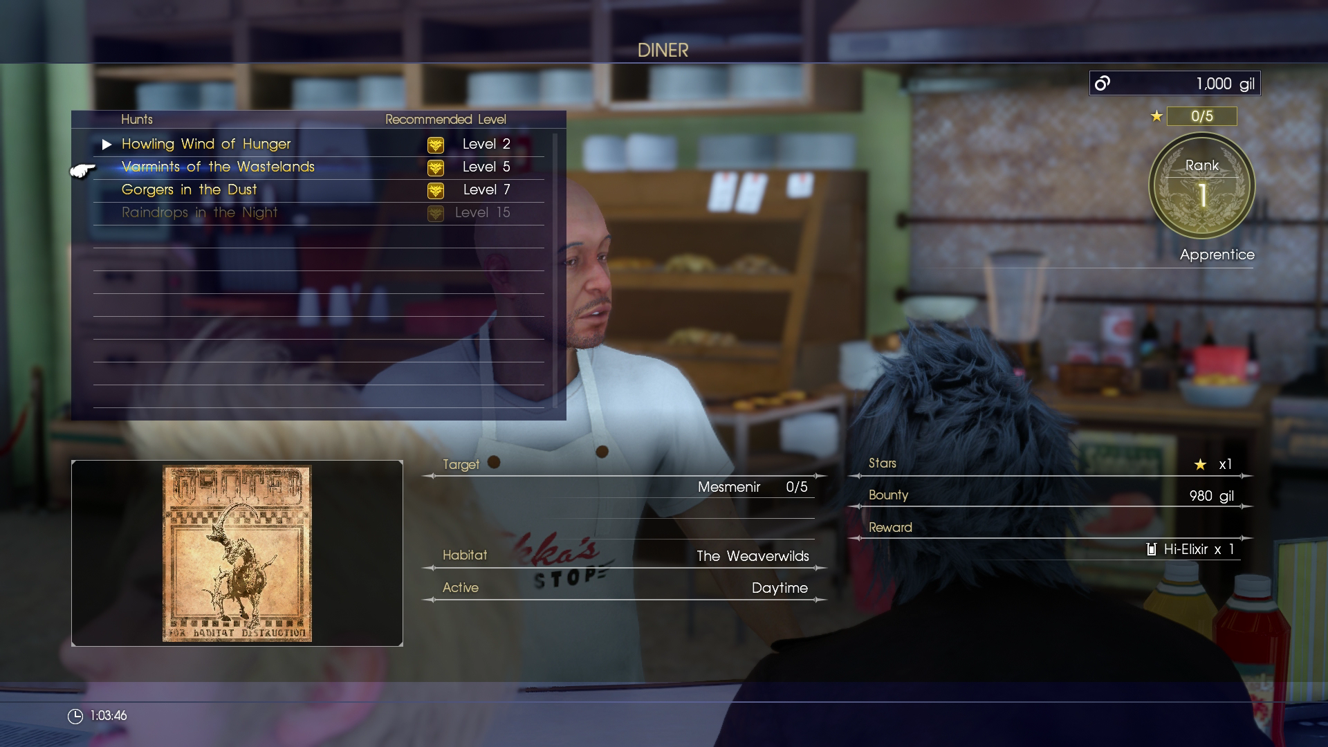 Final Fantasy 15 Gil sources How to get fast money through Gil farming selling items and other methods - 64