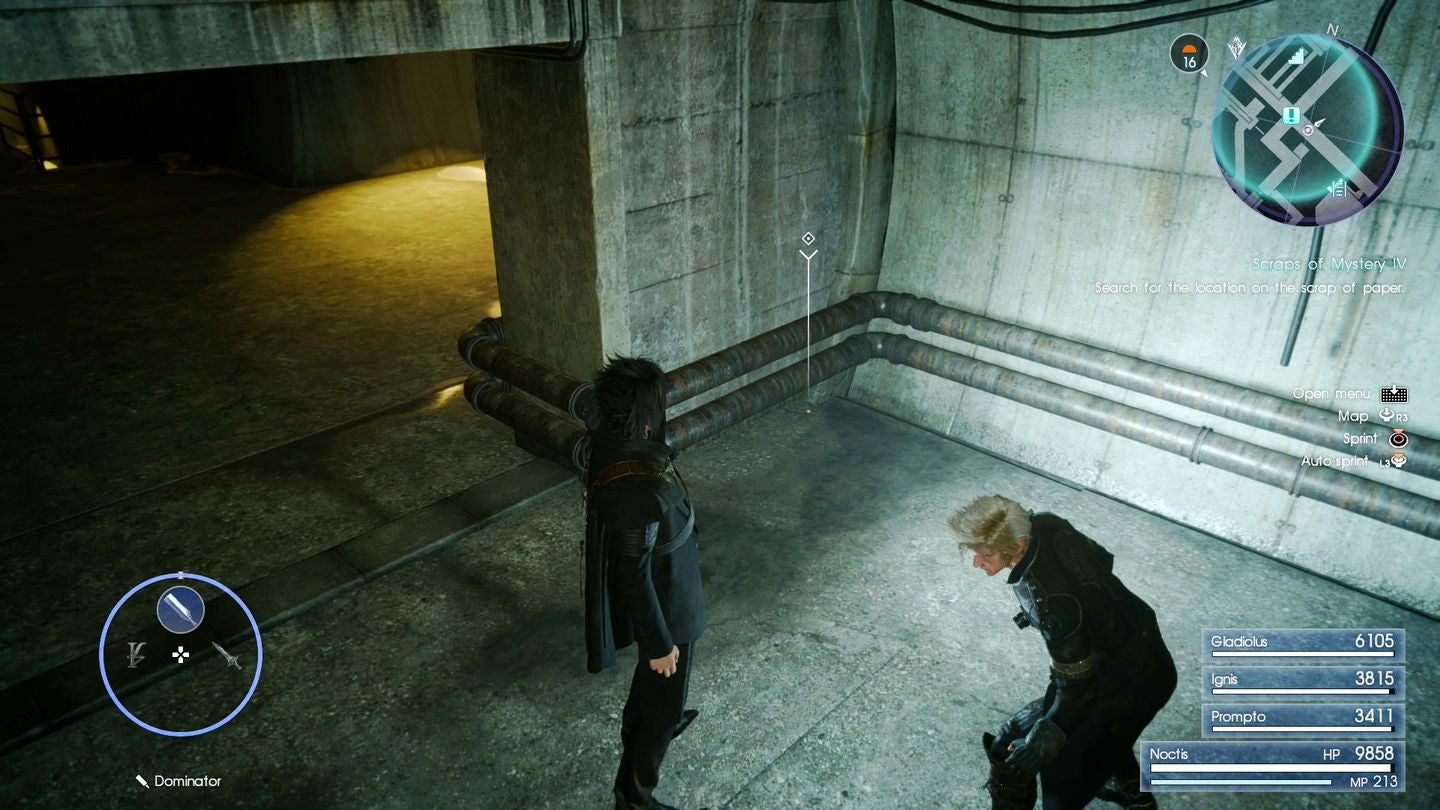 Final Fantasy 15 Scraps of Mystery map piece locations for Sylvester s Map - 79