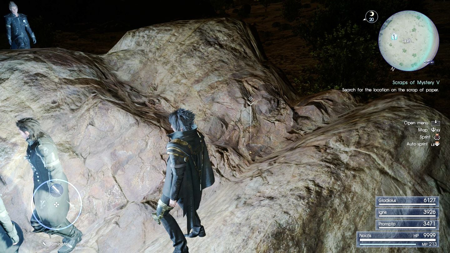 Final Fantasy 15 Scraps of Mystery map piece locations for Sylvester s Map - 17