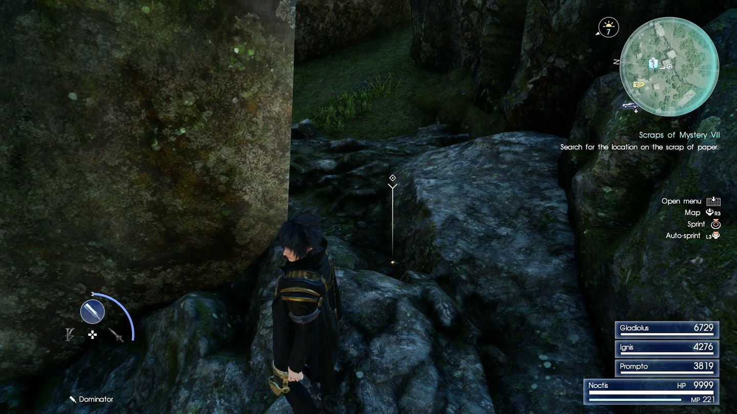 Final Fantasy 15 Scraps of Mystery map piece locations for Sylvester s Map - 48