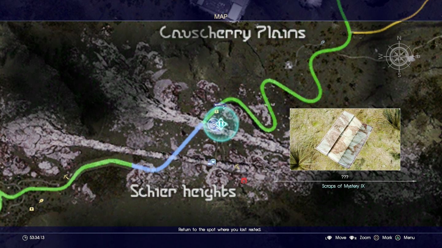 Final Fantasy 15 Scraps of Mystery map piece locations for Sylvester s Map - 29