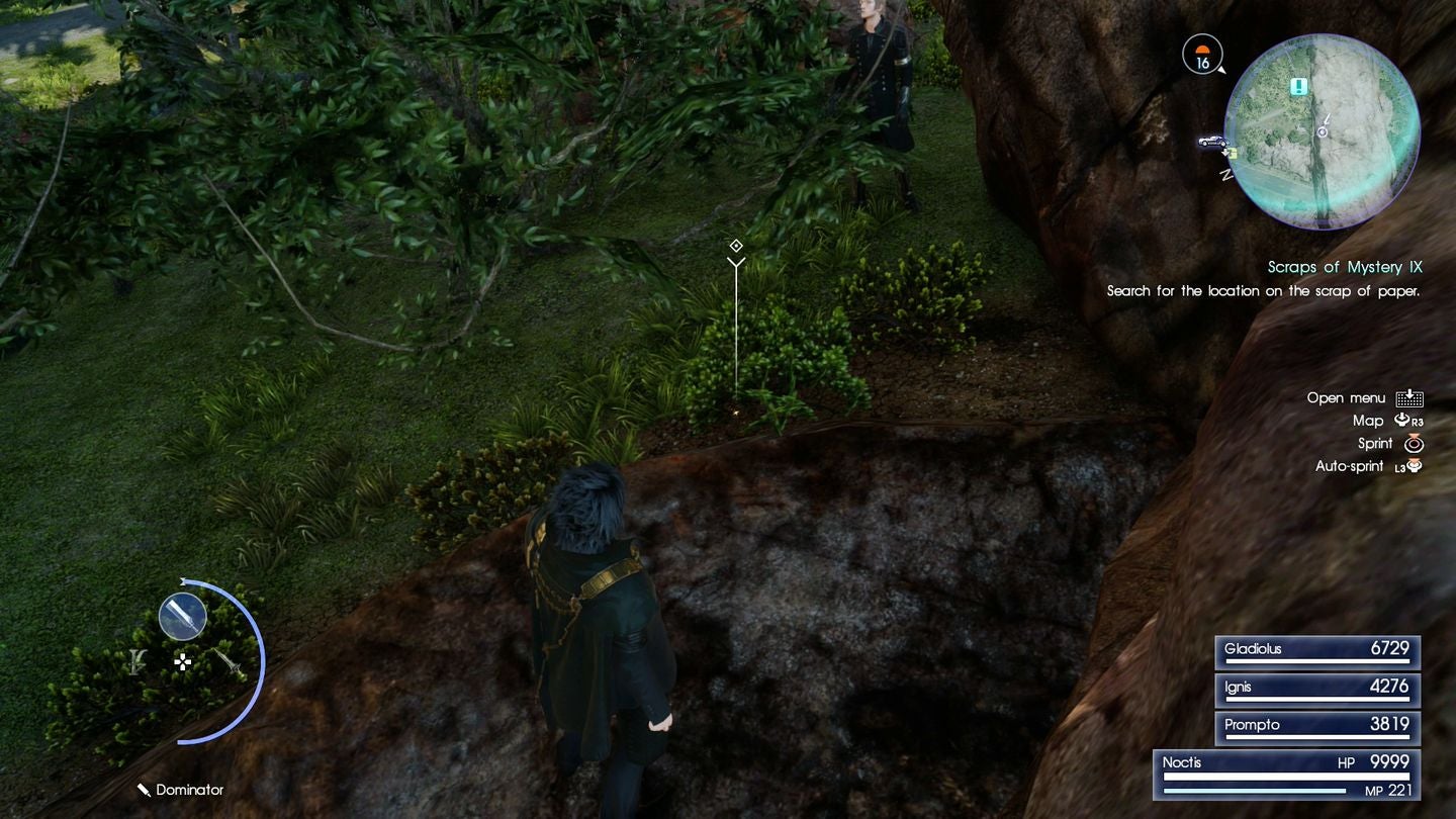 Final Fantasy 15 Scraps of Mystery map piece locations for Sylvester s Map - 71