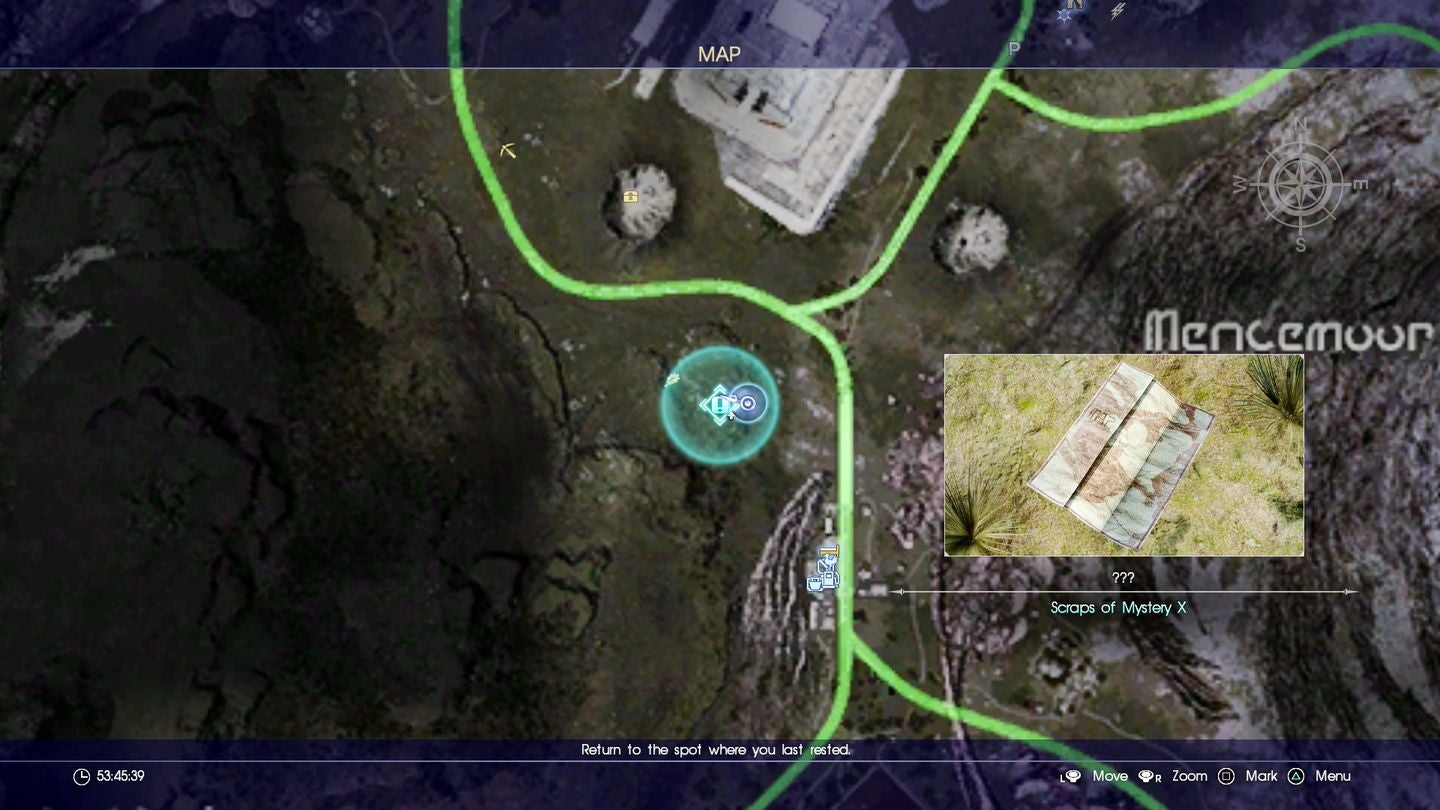 Final Fantasy 15 Scraps of Mystery map piece locations for Sylvester s Map - 43