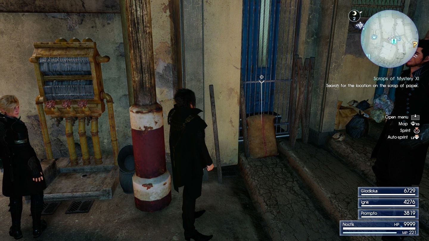 Final Fantasy 15 Scraps of Mystery map piece locations for Sylvester s Map - 67