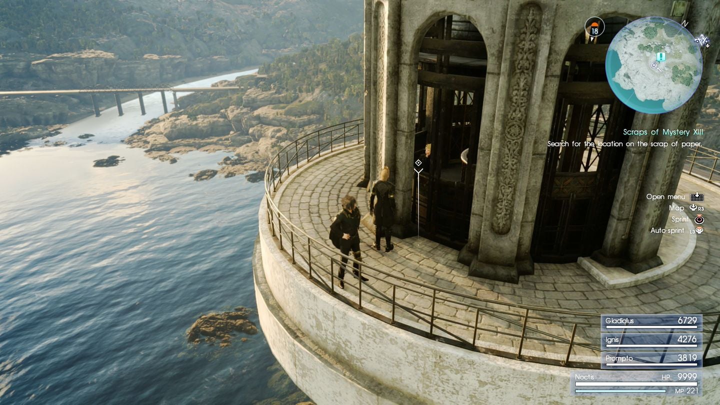 Final Fantasy 15 Scraps of Mystery map piece locations for Sylvester s Map - 98