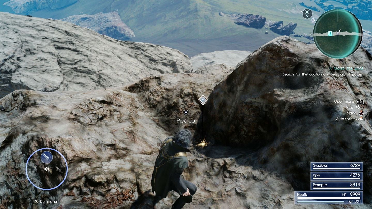 Final Fantasy 15 Scraps of Mystery map piece locations for Sylvester s Map - 47