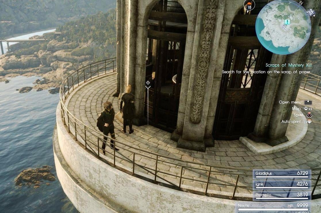 Image for Final Fantasy 15 Scraps of Mystery map piece locations for Sylvester's Map