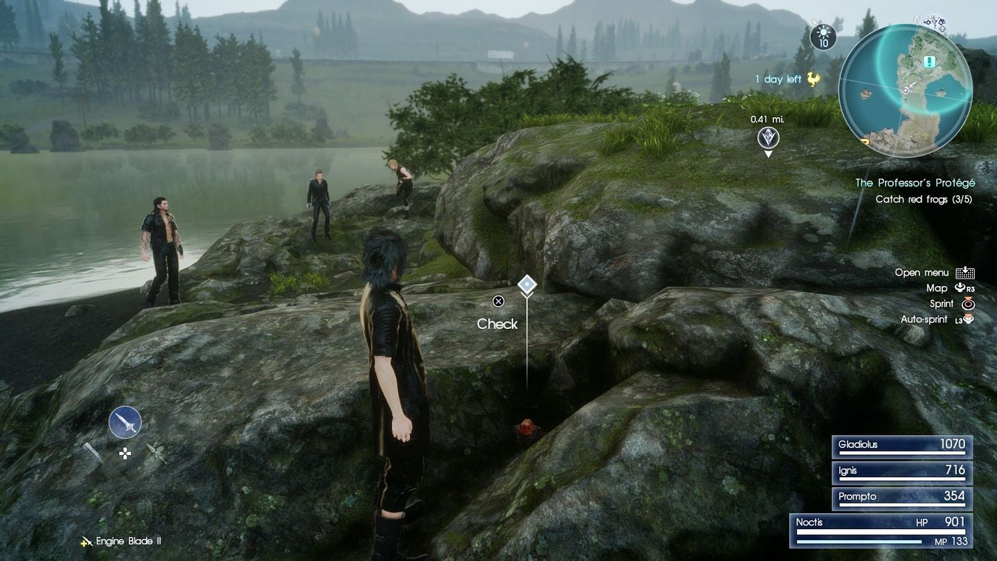 Final Fantasy 15   The Professor s Protege red frog and yellow frog locations - 36