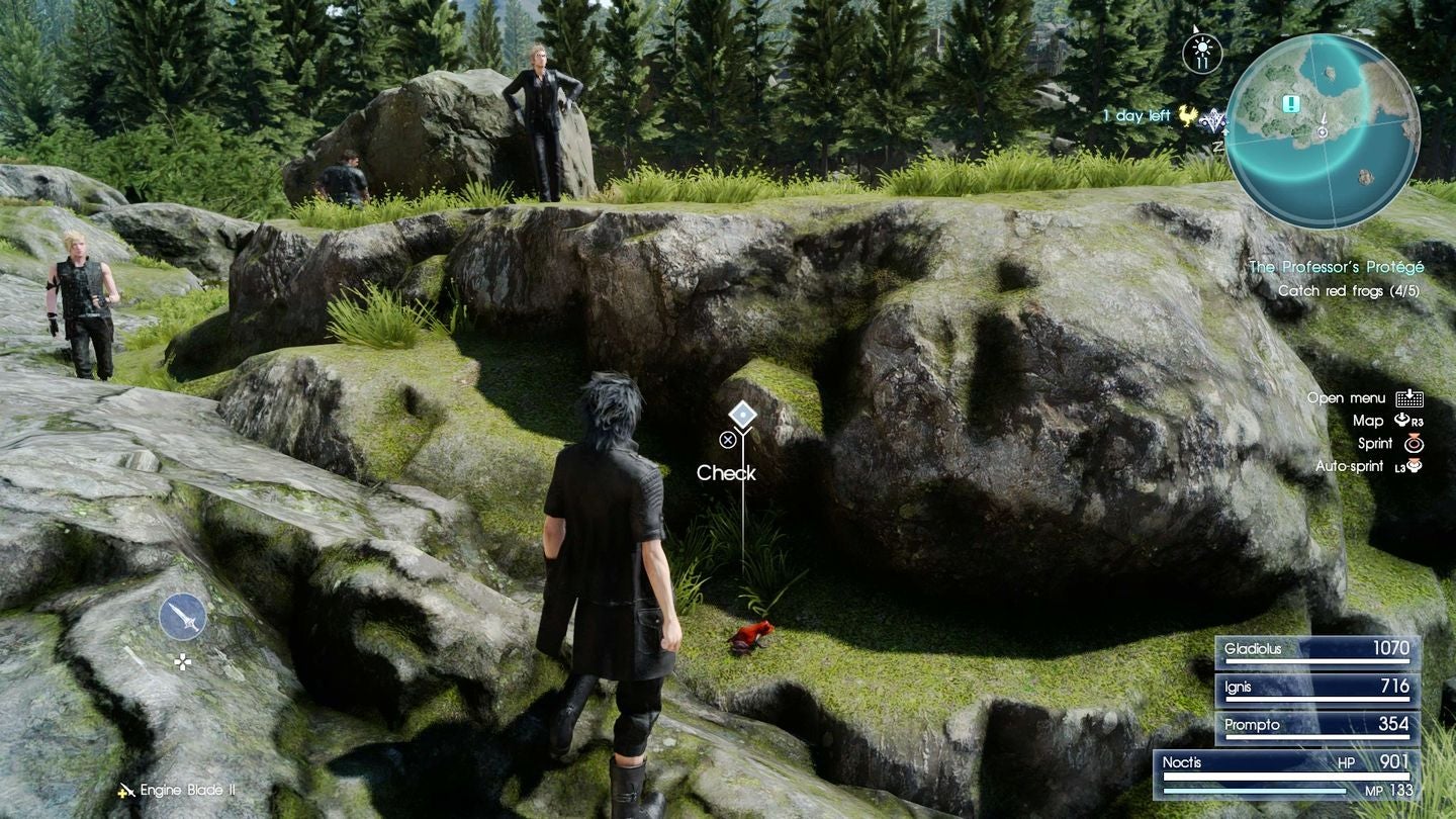 Final Fantasy 15   The Professor s Protege red frog and yellow frog locations - 4