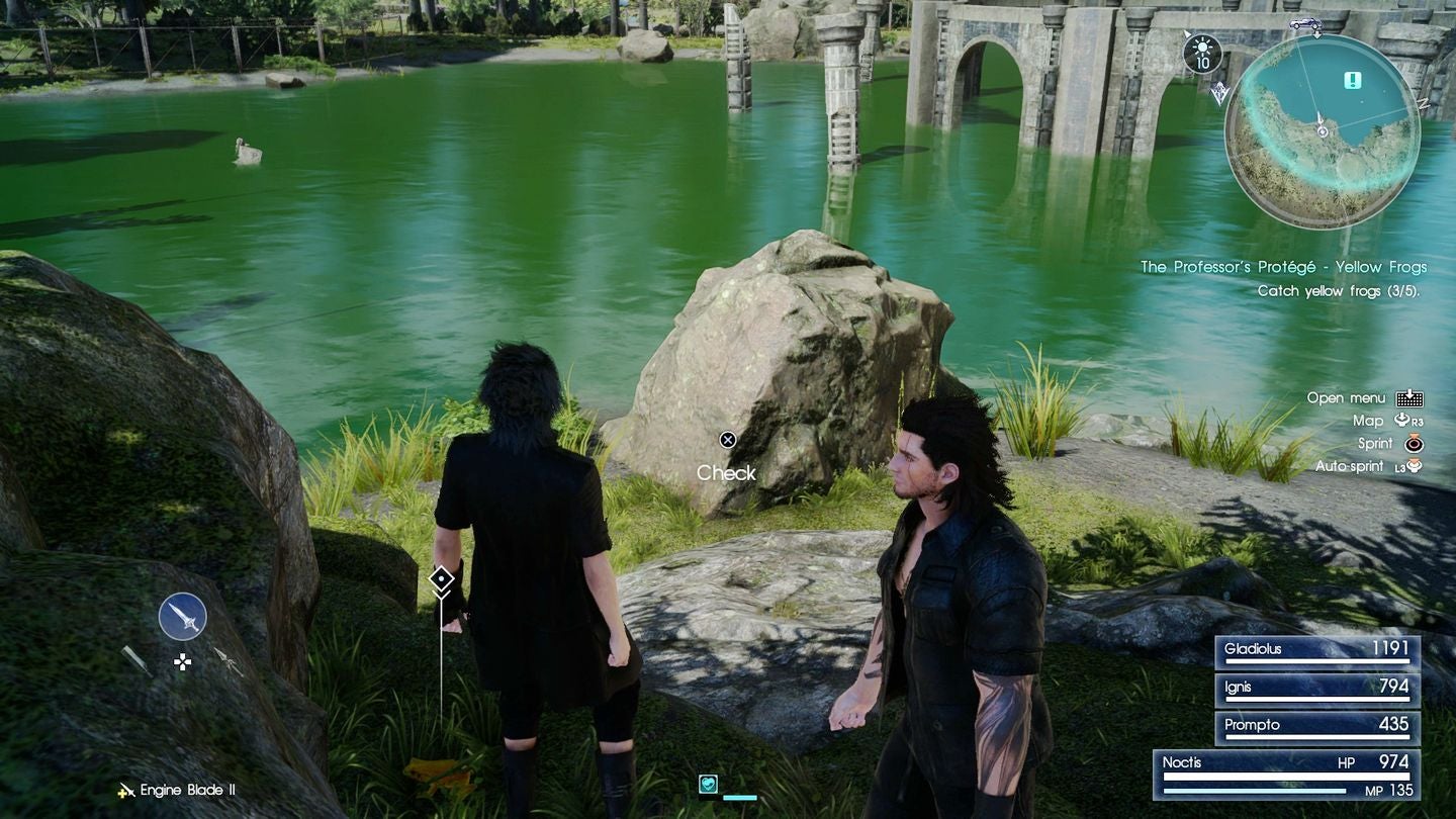 Final Fantasy 15   The Professor s Protege red frog and yellow frog locations - 4