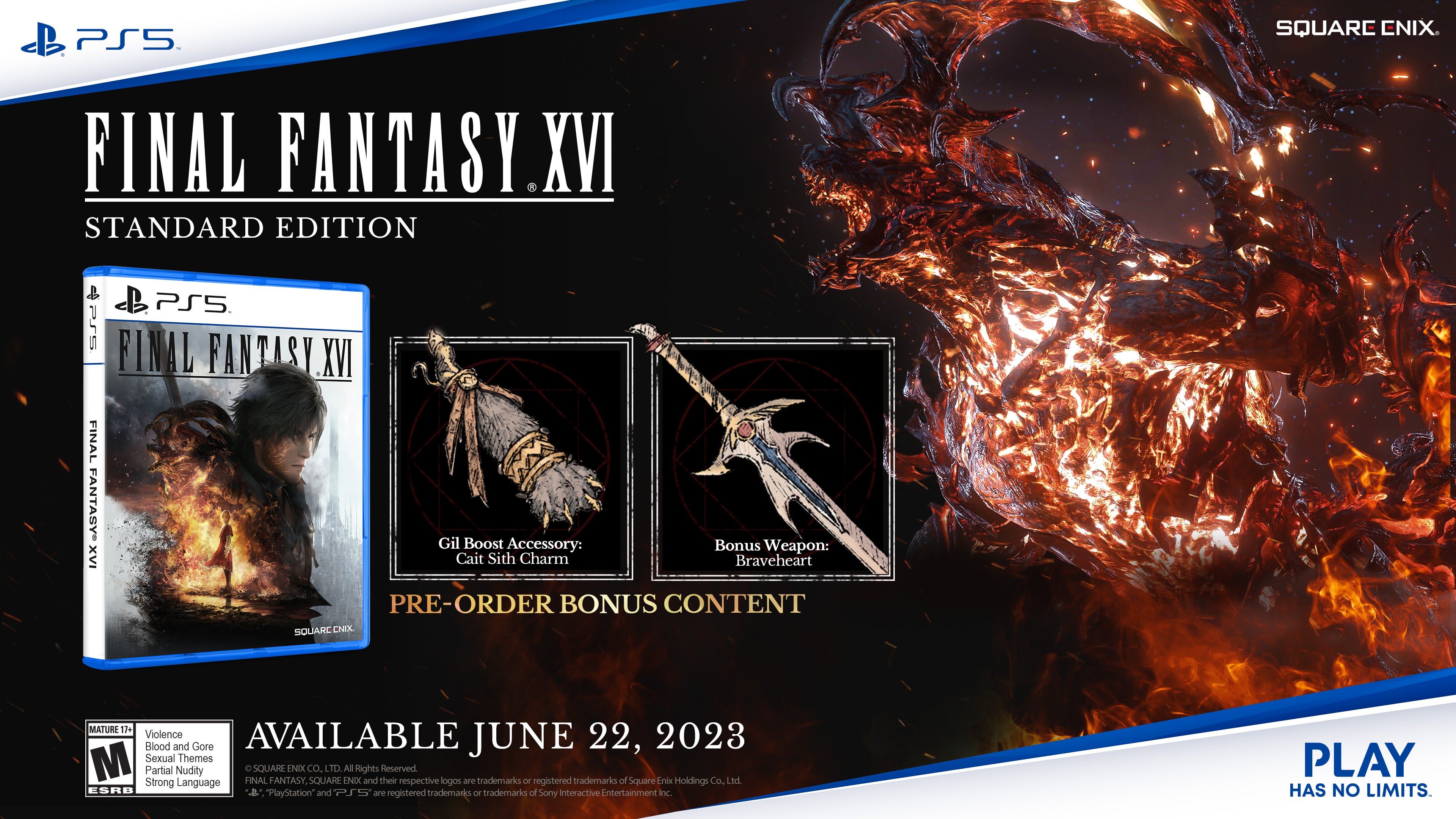 Imagem para Final Fantasy 16 tem lançamento a 22 de Junho de 2023