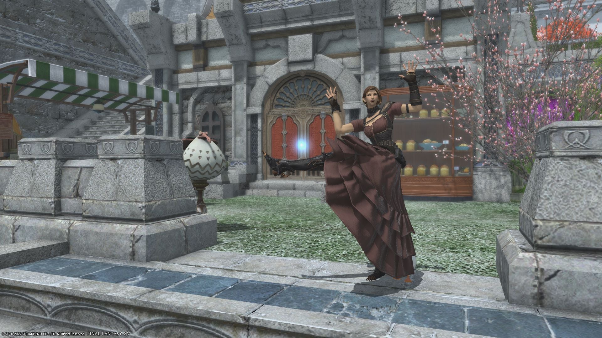 FF14 State of the Game - player character doing a dance pose