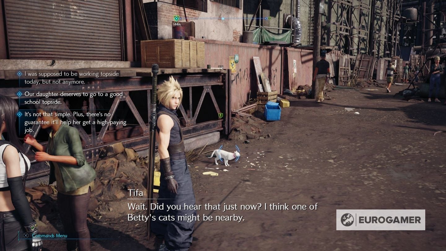 Final Fantasy 7 Lost Friends quest  Where to find all three cat locations in the Remake - 55