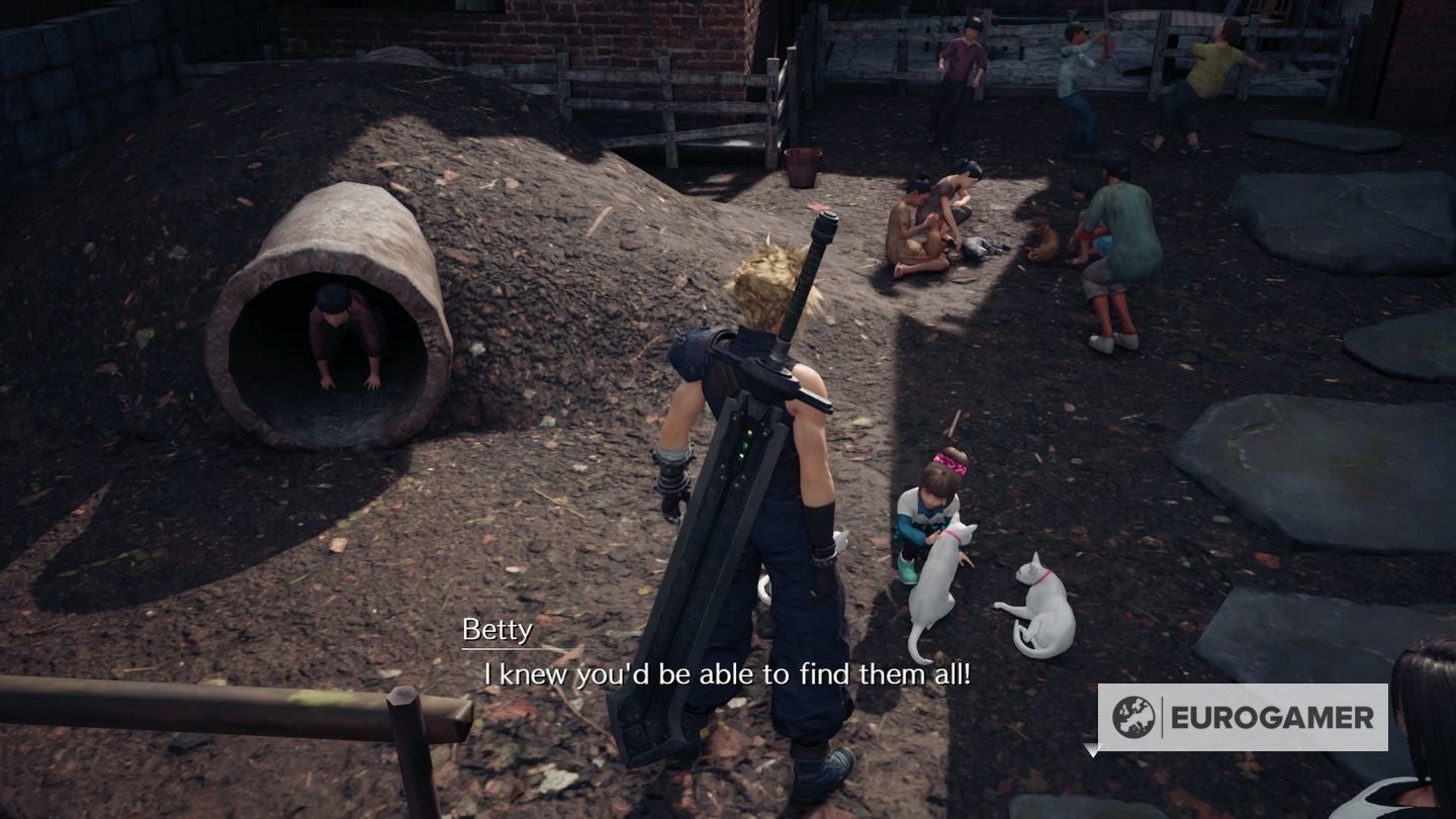Final Fantasy 7 Lost Friends quest  Where to find all three cat locations in the Remake - 80