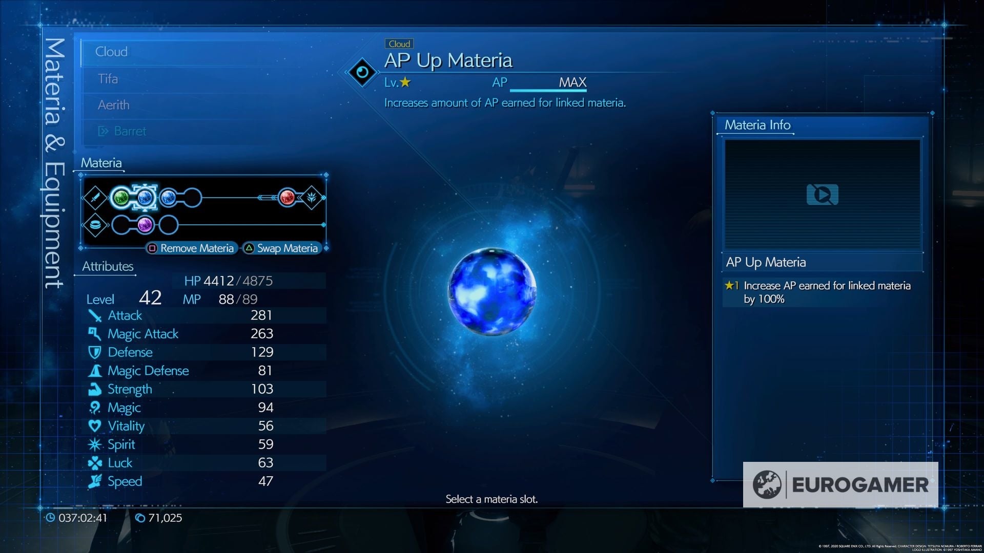 Final Fantasy 7 AP farming and sources  How to get AP Up with the Pedometer and other AP sources in the Remake - 55