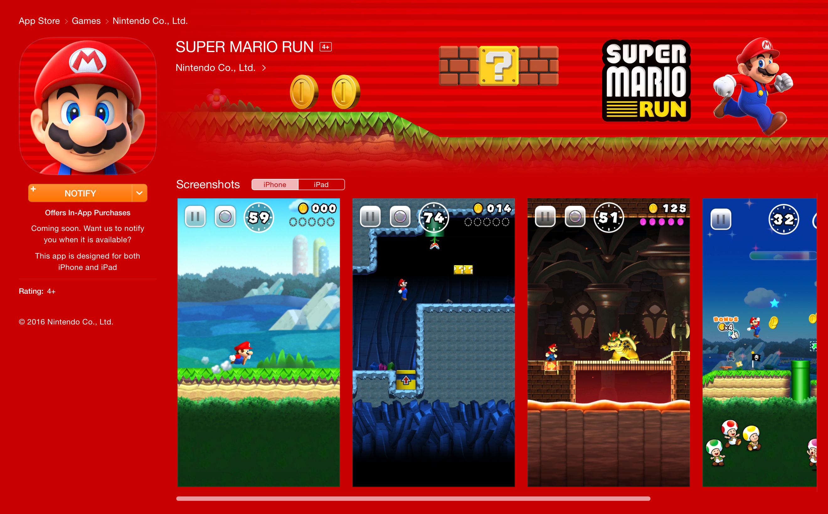 Finally, Mario comes to iPhone | Eurogamer.net