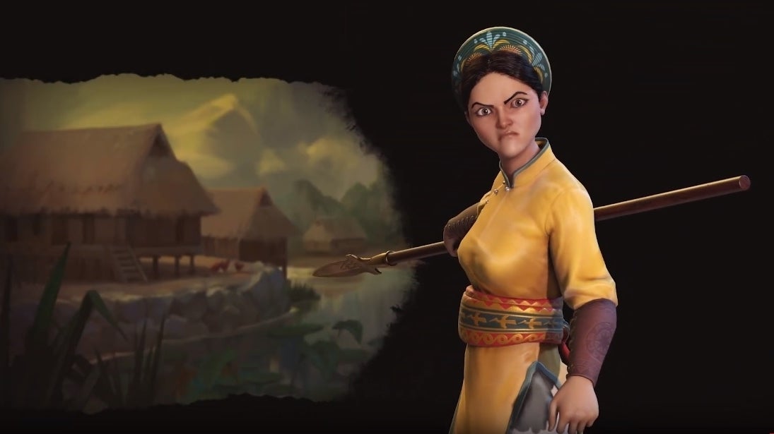Image for First look at Vietnam and its leader Lady Triệu in Civilization 6