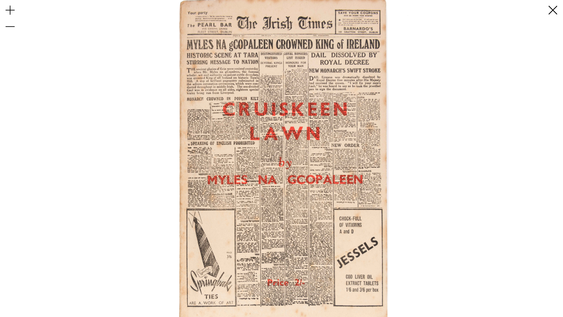 Someone should make a game about  Flann O Brien - 89