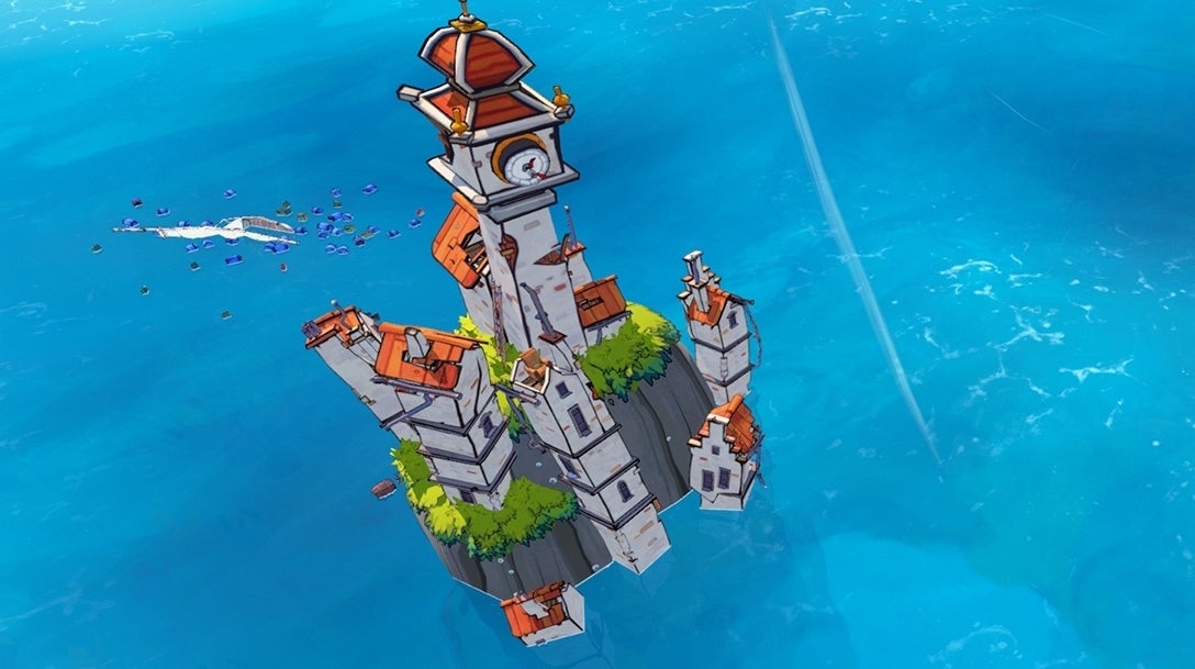 Flotsam is a beautiful sim where you salvage your own floating island