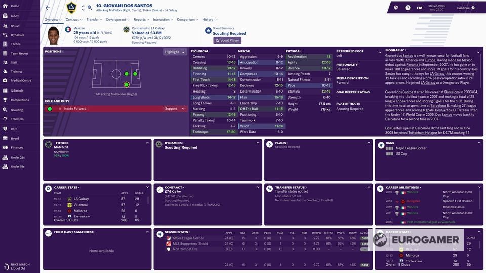 kontrast Beznačajan ona je  Football Manager 2019 free transfers and bargains list - the best cheap  players in FM19 | Eurogamer.net