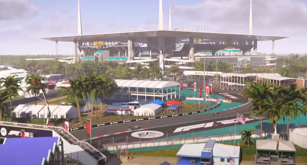 Image for První video z hraní F1 22 vás vezme do Miami