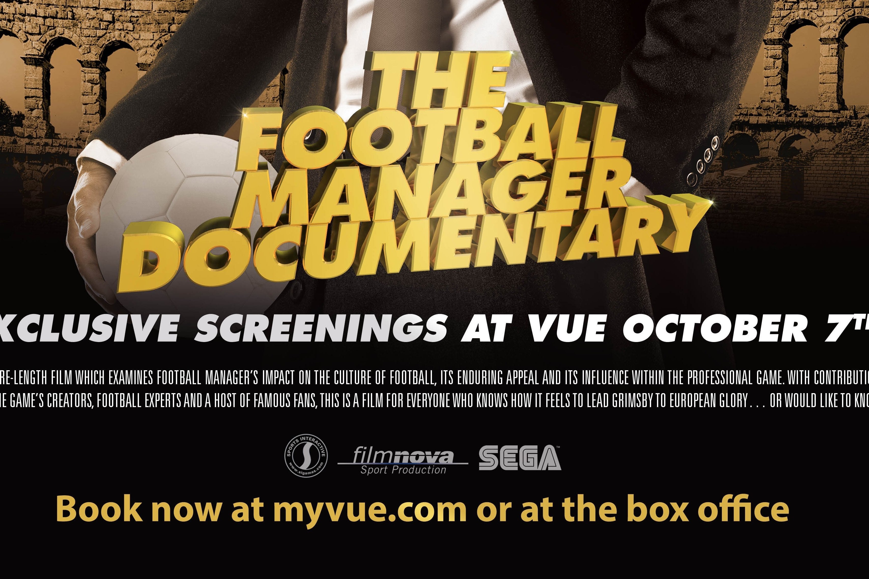 Image for Football Manager documentary heads to UK cinemas next month