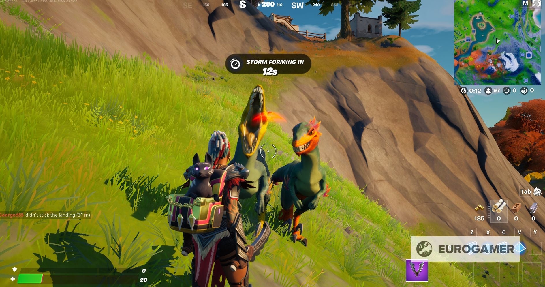 Fortnite   Raptor locations  How to find and tame a dinosaur explained - 93