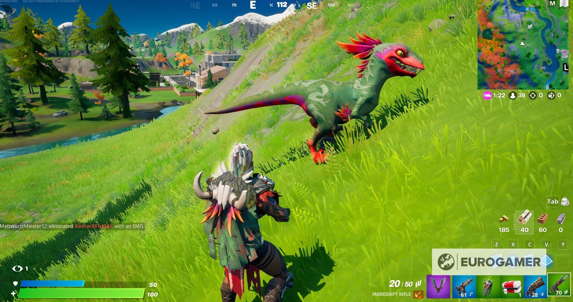 Fortnite   Raptor locations  How to find and tame a dinosaur explained - 27