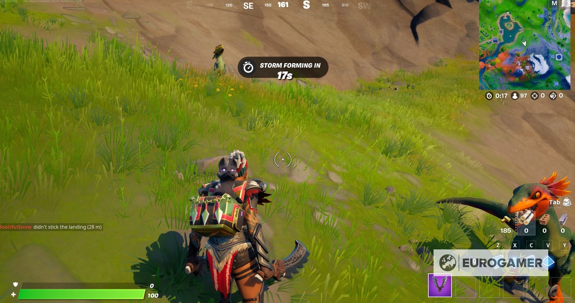 Fortnite   Raptor locations  How to find and tame a dinosaur explained - 4