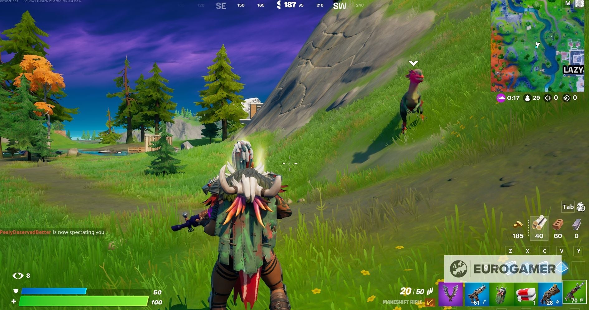 Fortnite   Raptor locations  How to find and tame a dinosaur explained - 24