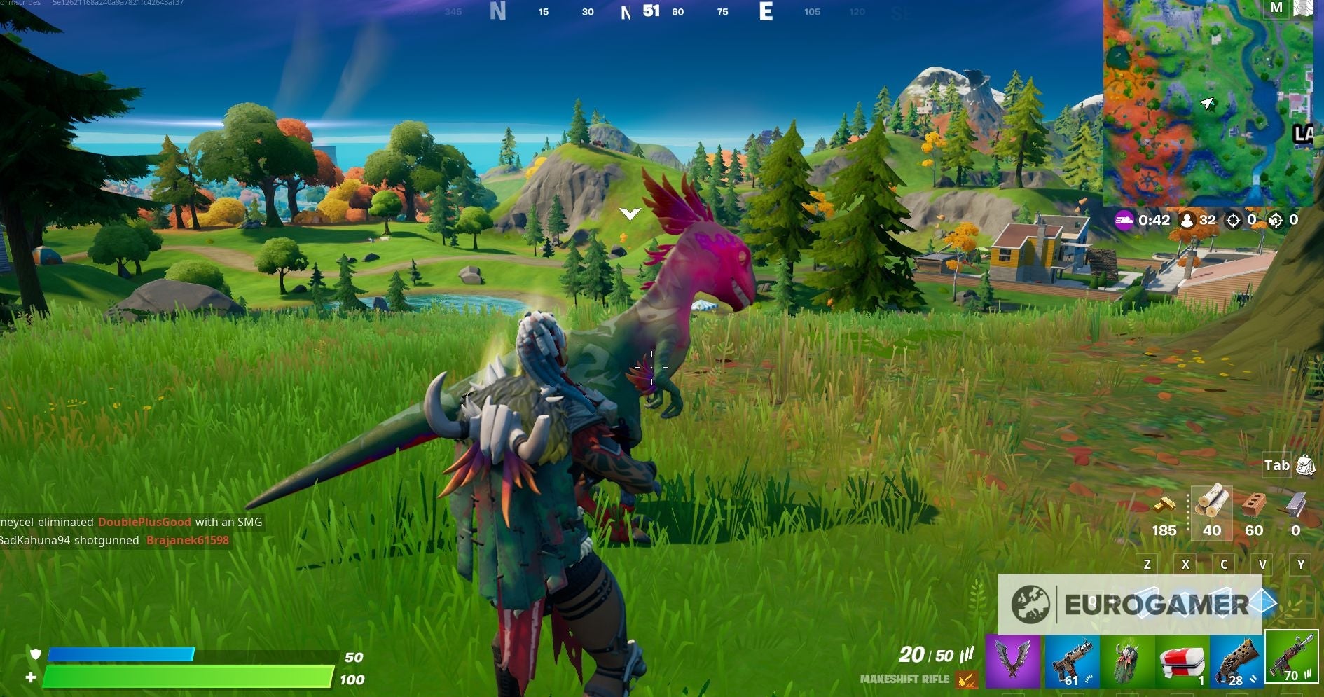 Fortnite   Raptor locations  How to find and tame a dinosaur explained - 25