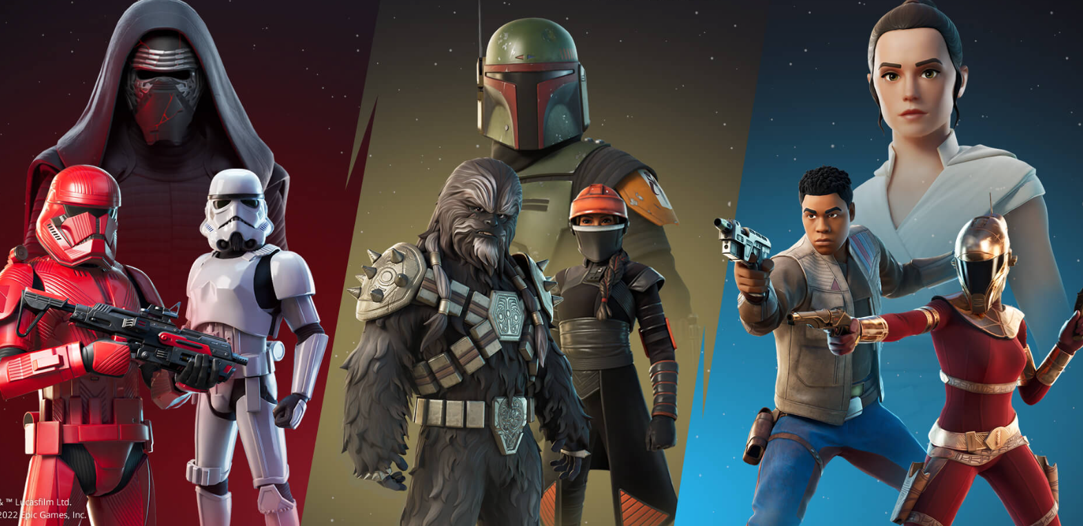 Immagine di Fortnite: le skin e le spade laser di Star Wars stanno per tornare!