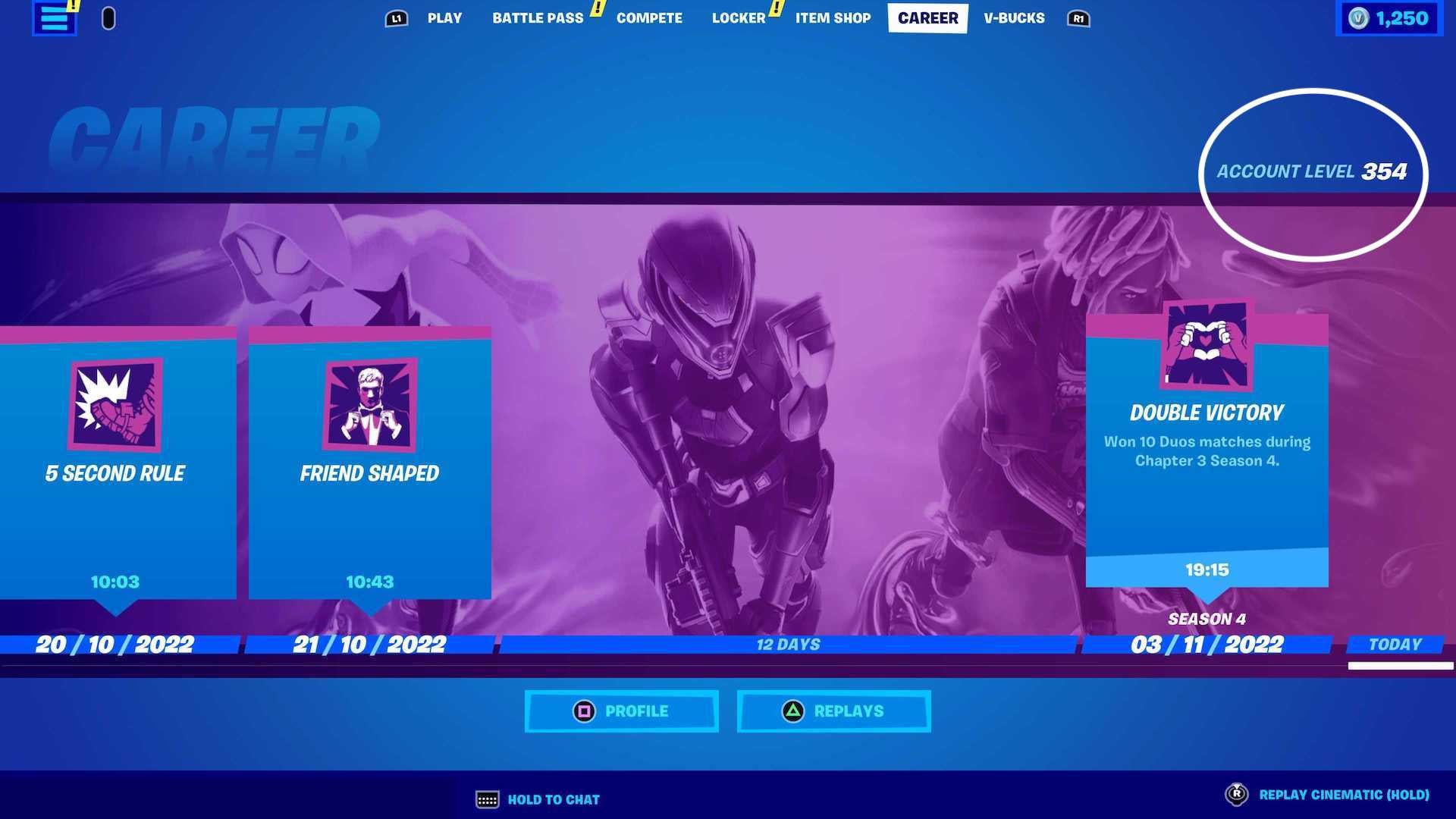 How to earn Account Levels in Fortnite - 11