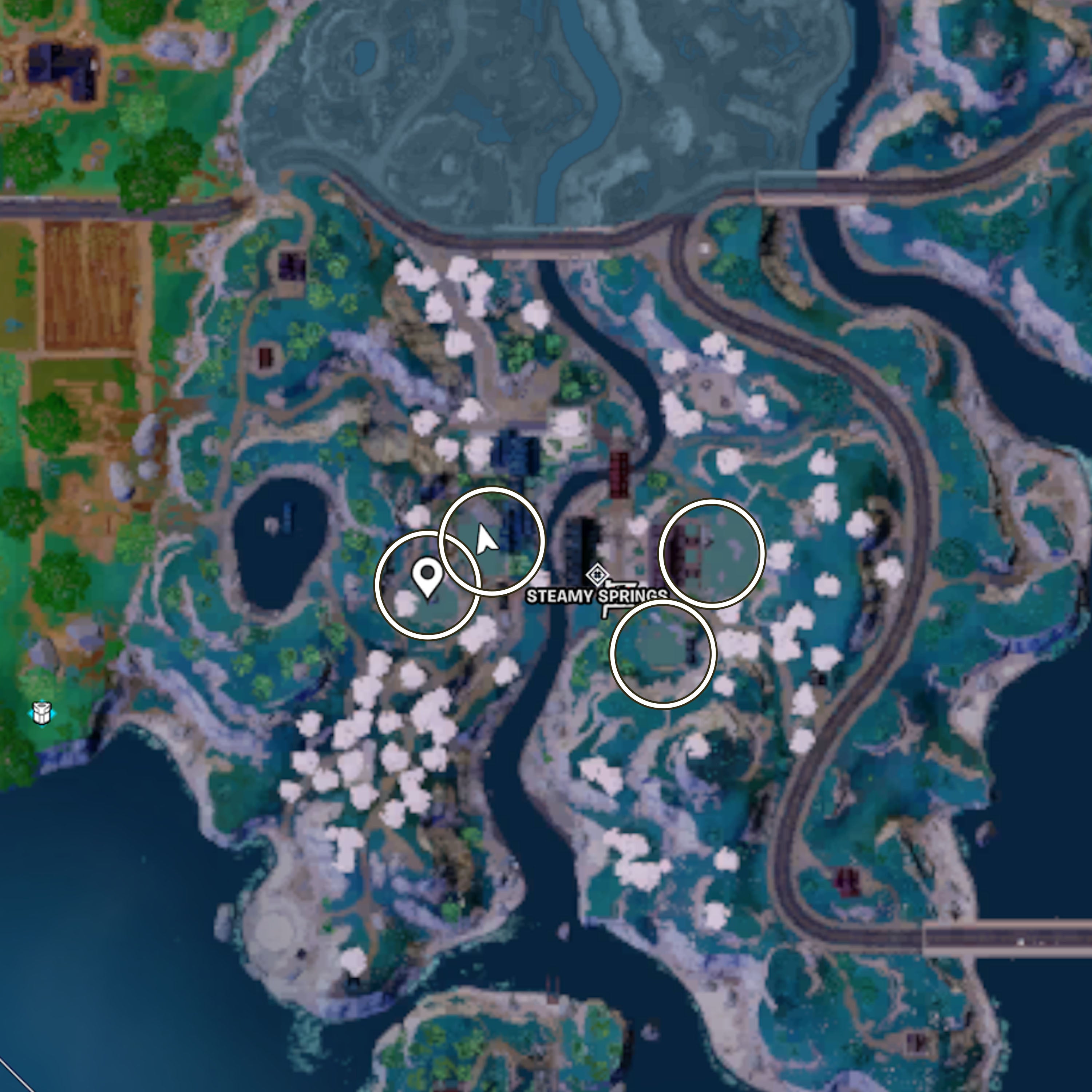 fortnite c4s2 hot springs map locations