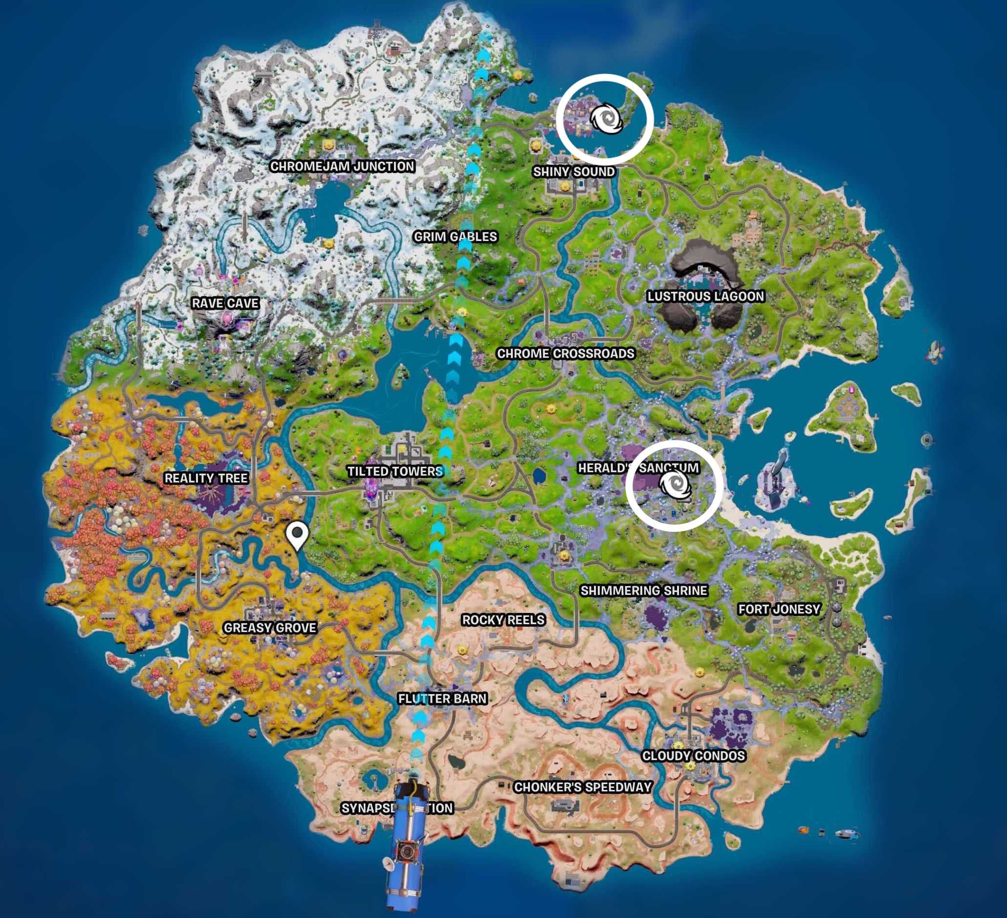 Fortnite Chrome Vortex Map