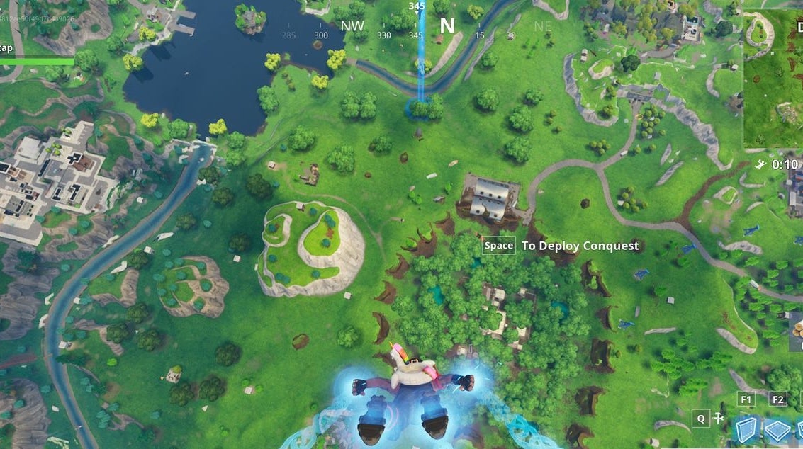 Fortnite Dusty Divot treasure map location