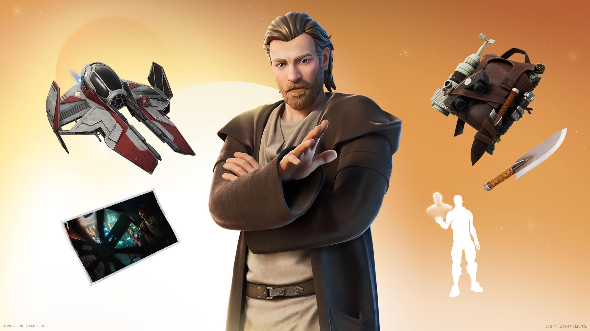 Image for Obi-Wan Kenobi is now in Fortnite, although you can't use his lightsaber