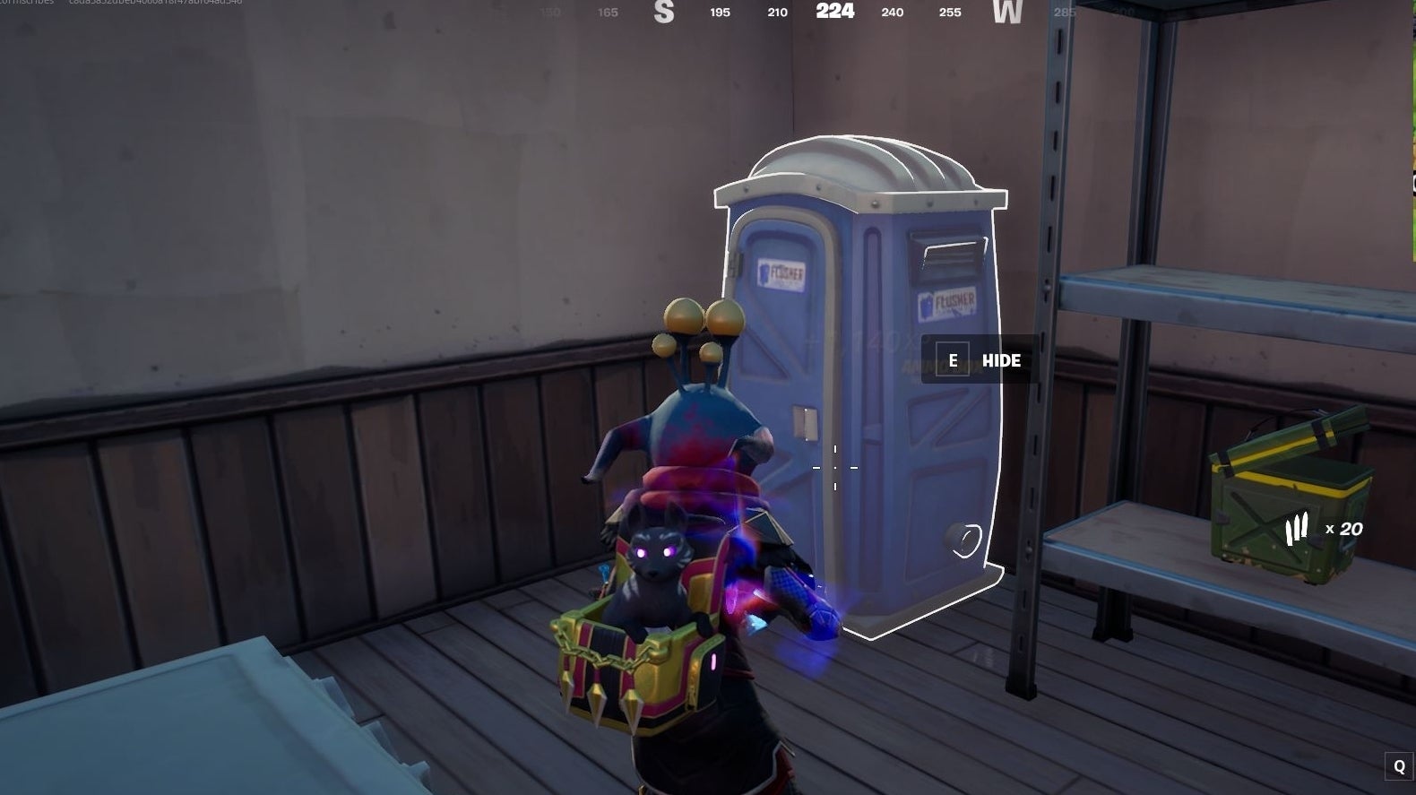Fortnite Portapotties location Travel between portapotties