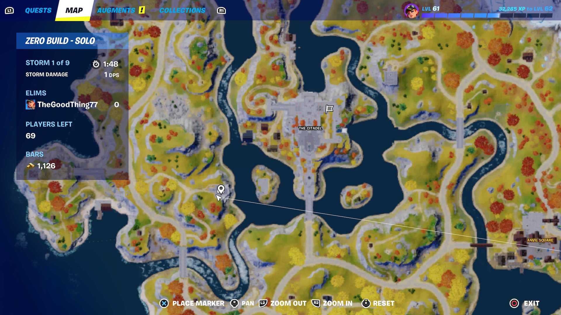 Where to purchase an Exotic weapon from a character in Fortnite - 85