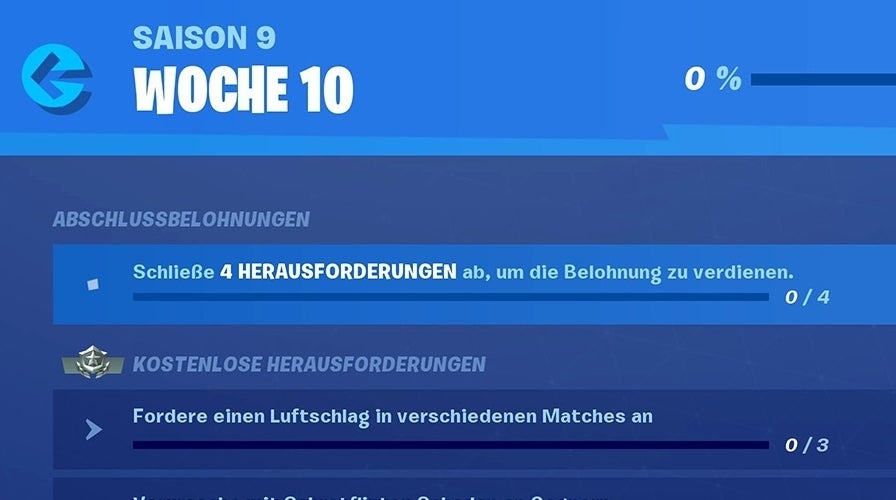 Fortnite Season 9: Woche 10 - Alle Herausforderungen und Lösungen | Eurogamer.de