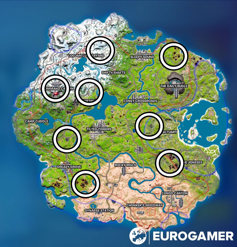 Where to recover stolen Seven supplies at IO locations in Fortnite - 49