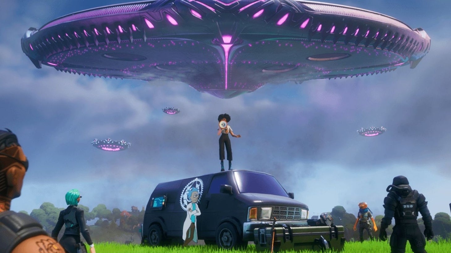 Fortnite UFOs How to find UFO locations, fly spaceships and eliminate