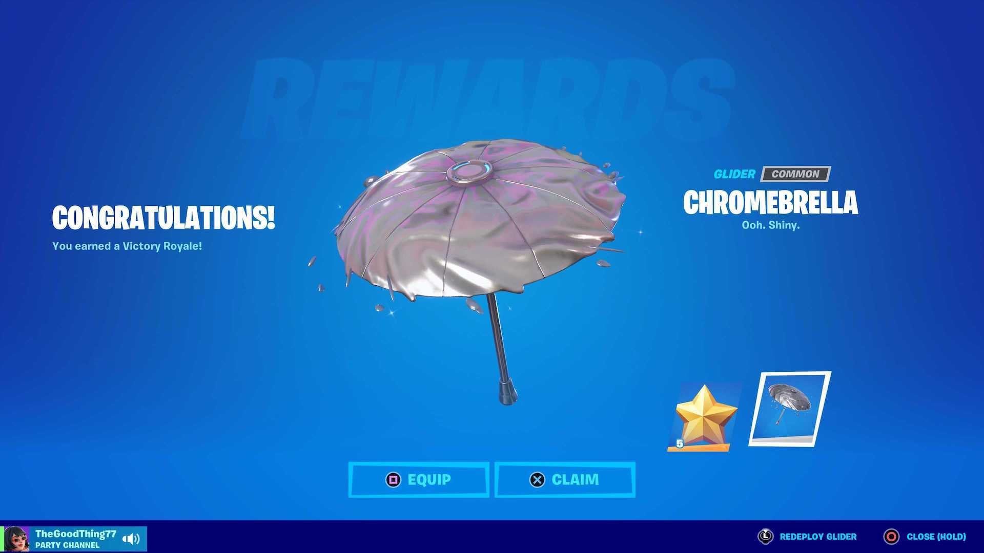 Fortnite new Victory Umbrella  The latest Victory Umbrella in this Fortnite season - 27