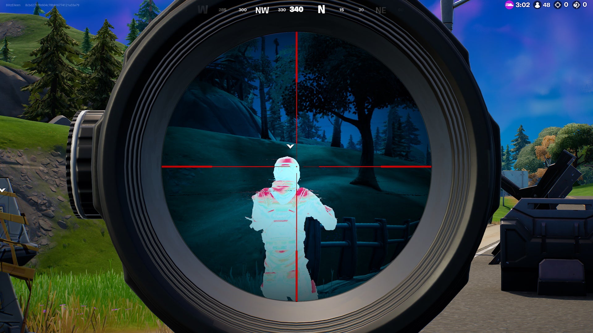 Where to find thermal weapon in Fortnite and Huntmaster Saber location - 54