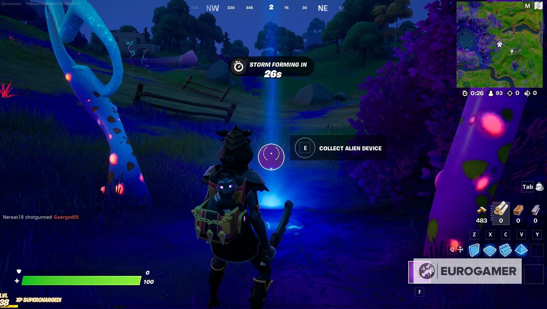 Fortnite   Alien Devices locations  How to collect three alien devices and activate the Countermeasure Device - 51
