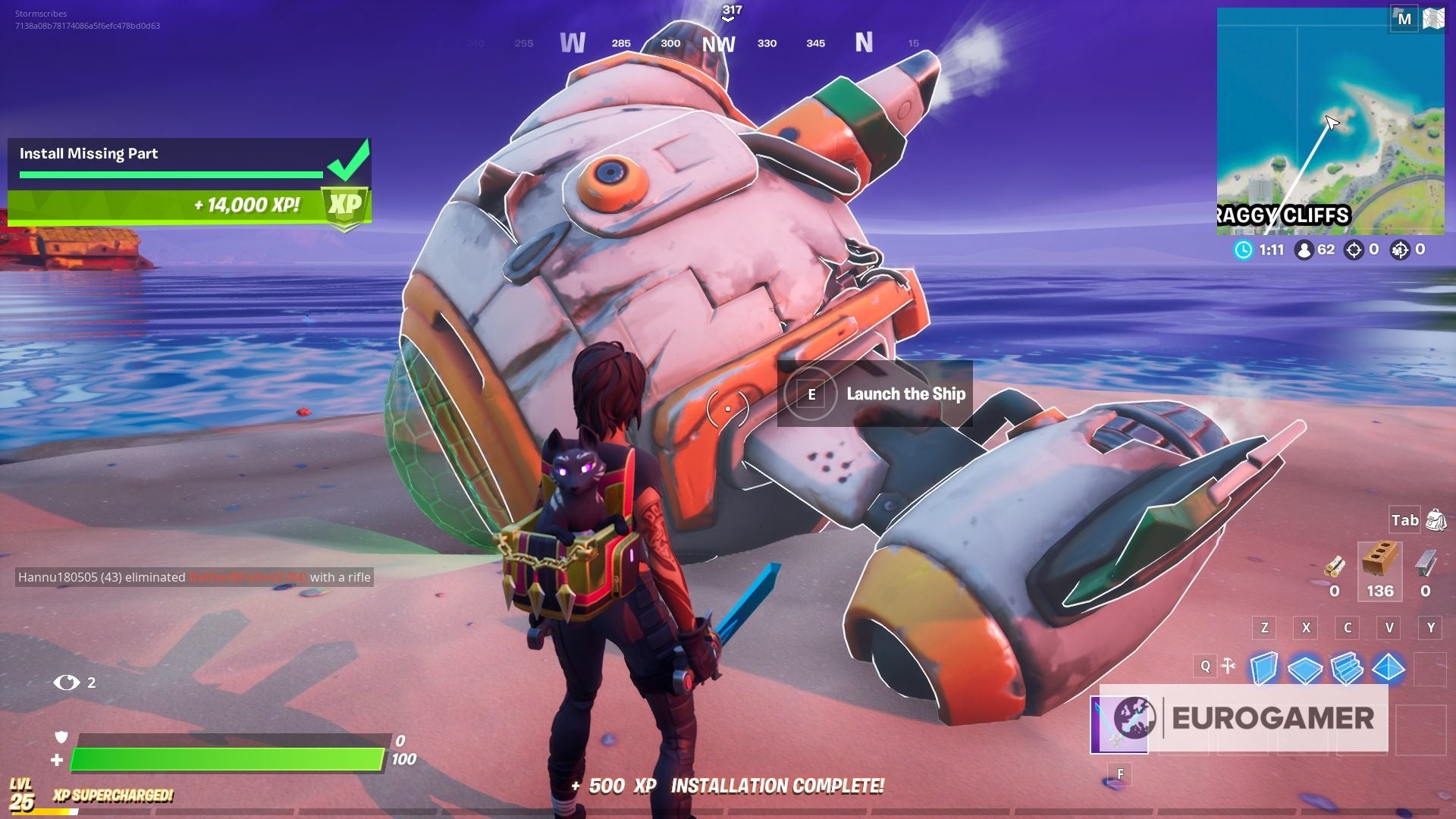 Fortnite Ancient Astronaut secret challenges  Ancient ship part locations and how to launch the Ancient Ship explained - 72