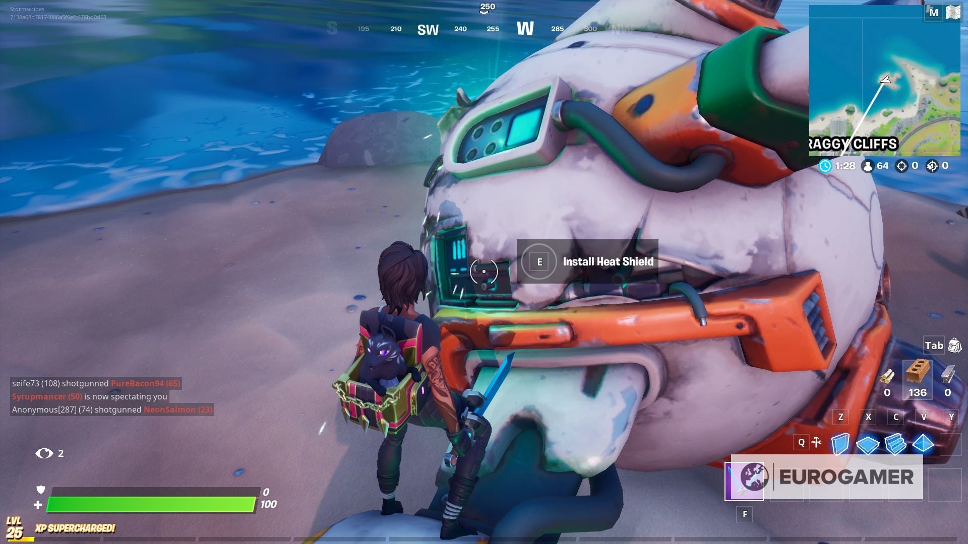 Fortnite Ancient Astronaut secret challenges  Ancient ship part locations and how to launch the Ancient Ship explained - 5