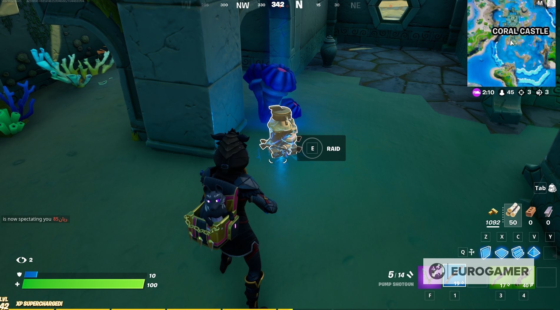 Fortnite   Artefact locations  Raid an artefact from Stealthy Stronghold and Coral Castle explained - 26