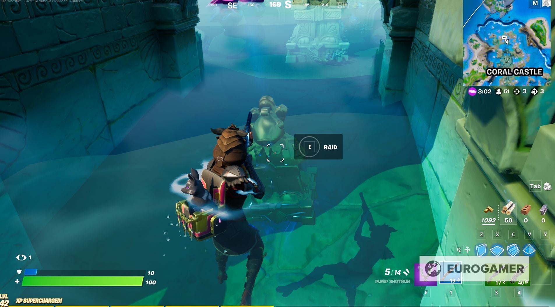 Fortnite   Artefact locations  Raid an artefact from Stealthy Stronghold and Coral Castle explained - 92
